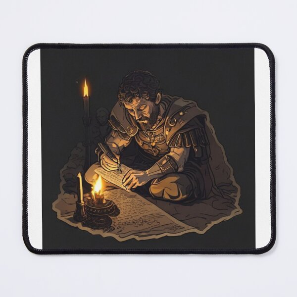 Item preview, Marco Aurélio escrevendo Meditações à beira da morte designed and sold by juanorcino.