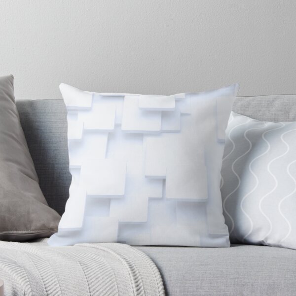 Item preview, Azulejos blancos flotantes | Patrón abstracto minimalista futurista designed and sold by IGLCreative.