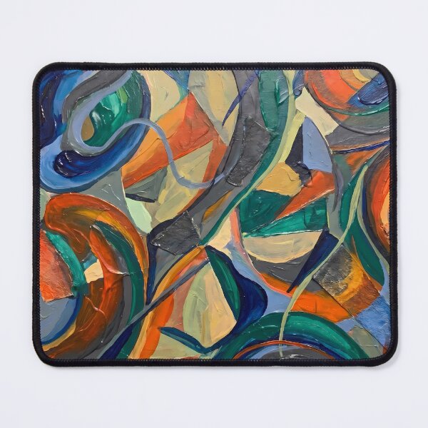 Item preview, Oil Painting Geometric Patterns Modern Aesthetics Timeless Design designed and sold by ART ATTACK ZONE.