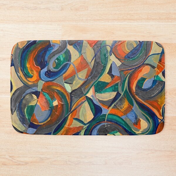 Item preview, Oil Painting Geometric Patterns Modern Aesthetics Timeless Design designed and sold by ART ATTACK ZONE.