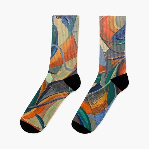 Item preview, Oil Painting Geometric Patterns Modern Aesthetics Timeless Design designed and sold by ART ATTACK ZONE.