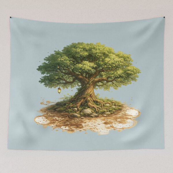 Item preview, Beautiful and old tree Protect the forest  designed and sold by NB-Artmagic.
