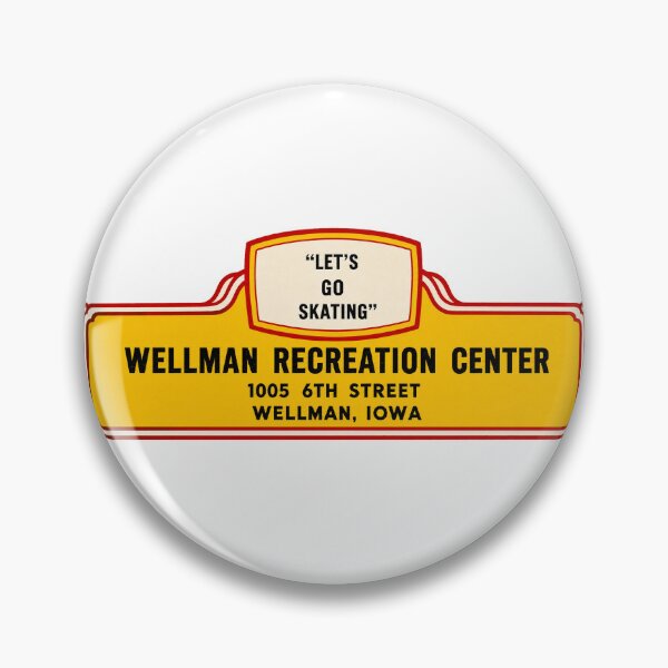 Item preview, Wellman Recreation Center Wellman Iowa Roller Skating Rink Sticker Decal Label designed and sold by tislord.