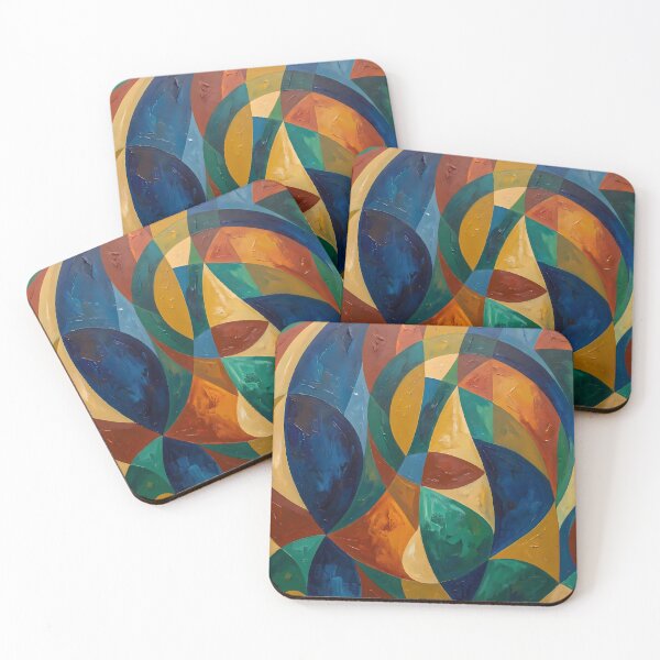 Item preview, Yellow Blue Green Red Modern Aesthetics Timeless Design designed and sold by ART ATTACK ZONE.