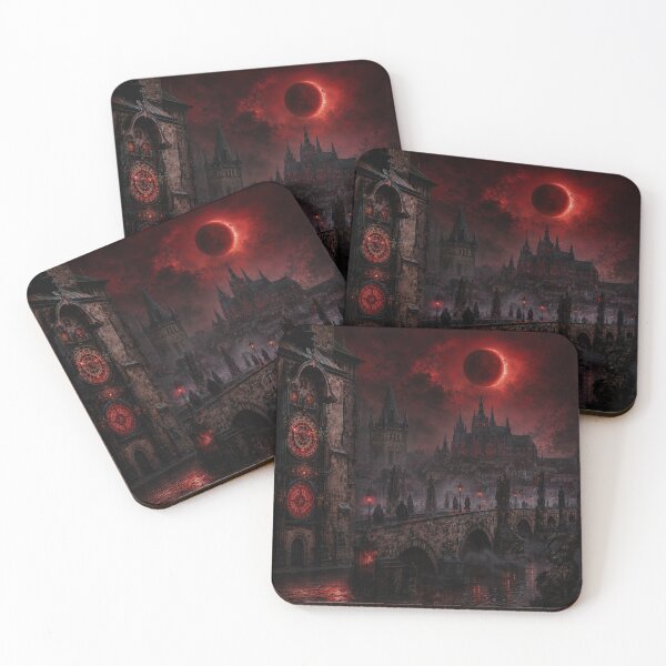 Item preview, The Cursed Astronomical City | Haunted Prague Gothic Art designed and sold by kabucino.