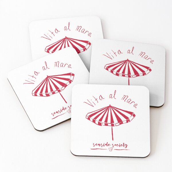 Item preview, Vita Al Mare Seaside Society Beach Summer Graphic designed and sold by art-injoy.