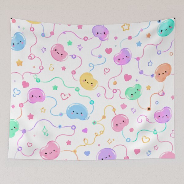 Item preview, Kawaii Jelly Beans | Cute Pastel Blob Pattern designed and sold by IGLCreative.