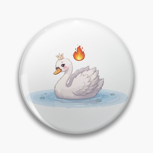 Item preview, The Elegant Menace Funny Angry Swan designed and sold by Petzzz.