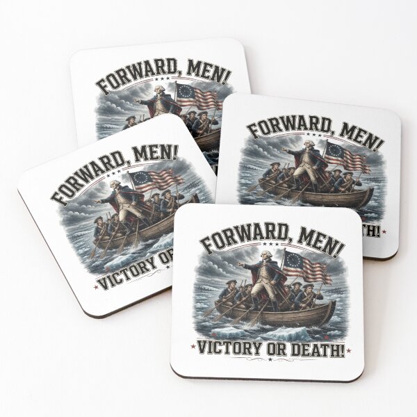 Item preview, Forward Men Victory Or Death 4th of July Patriotic USA Sublimation Independence Day designed and sold by Thread&Fable.