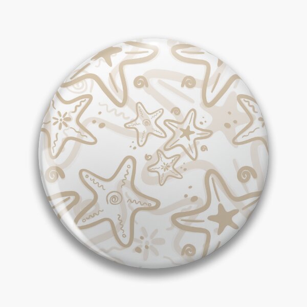 Item preview, Abstract Starfish Doodle Pattern – Minimal Coastal Scribble Art designed and sold by Barelythere2324.