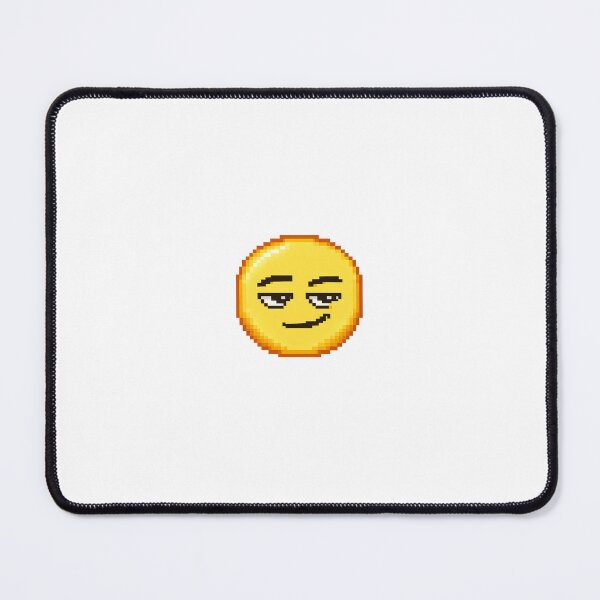 Item preview, Smirk Pixel Emoji – Retro 8 Bit Sarcastic Reaction Sticker designed and sold by ANiyati.