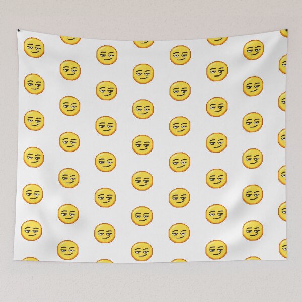 Item preview, Smirk Pixel Emoji – Retro 8 Bit Sarcastic Reaction Sticker designed and sold by ANiyati.