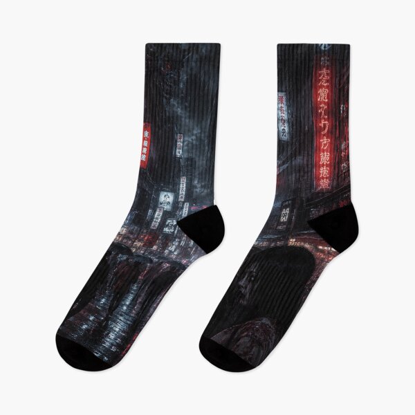 Item preview, The Neon Yokai District | Tokyo Gothic Cyber Horror designed and sold by kabucino.