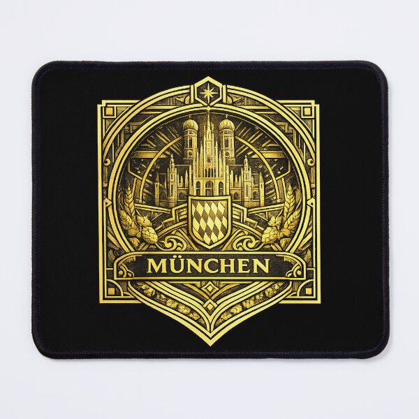 Item preview, deco style munchen badge designed and sold by astriebatik.
