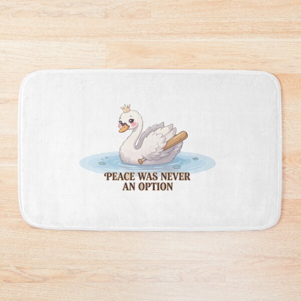 Item preview, Peace Was Never An Option Cute Swan designed and sold by Petzzz.