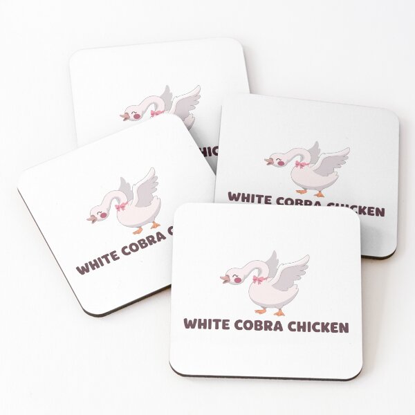 Item preview, White Cobra Chicken Funny Swan Meme designed and sold by Petzzz.