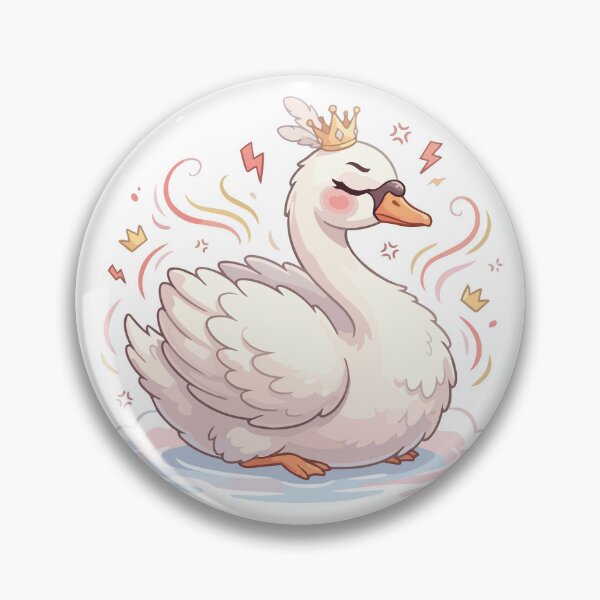 Item preview, Aristocratic Rage Elegant Swan Meme designed and sold by Petzzz.