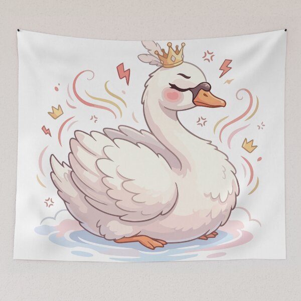 Item preview, Aristocratic Rage Elegant Swan Meme designed and sold by Petzzz.