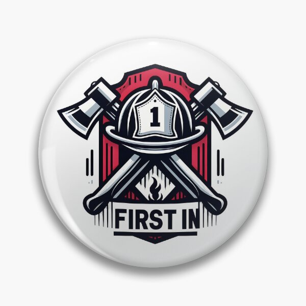 Item preview, Firefighter First In – Volunteer Fire Dept Gift designed and sold by Smoking_Animals .