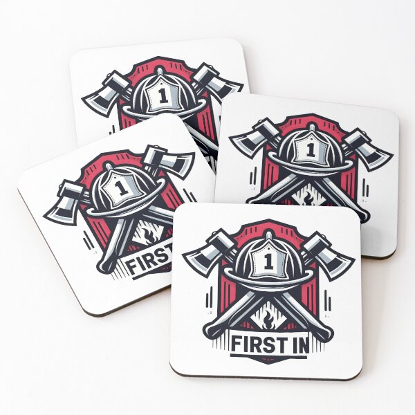 Item preview, Firefighter First In – Volunteer Fire Dept Gift designed and sold by Smoking_Animals .