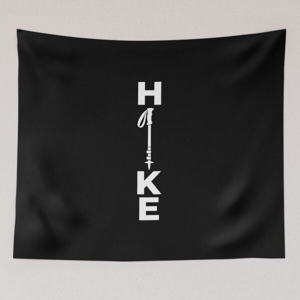Item preview, HIKE Hiking Trekking Design – Minimalist Trekking Pole Outfit for Mountaineers designed and sold by Fuechse.