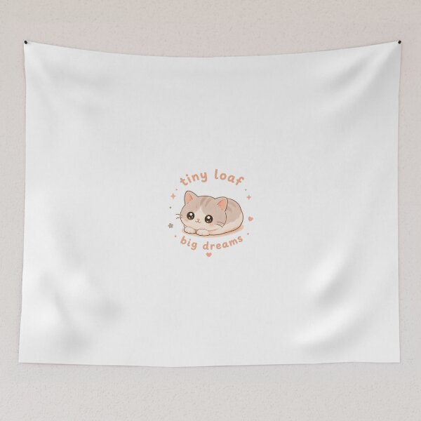 Item preview, Tiny Loaf Big Dreams Cat Shirt, Cute Kawaii Cat designed and sold by ModernPaws.