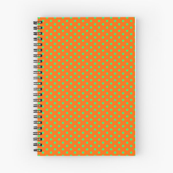 Item preview, Bright Orange and Green Mini Polka Dots designed and sold by Jeallan Designs.