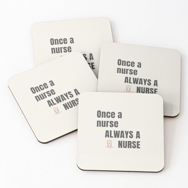 Item preview, Once A Nurse Always A Nurse - minimalist quote design nurse icon  designed and sold by AmoebaPress.