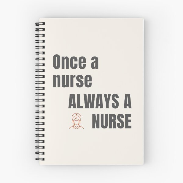 Item preview, Once A Nurse Always A Nurse - minimalist quote design nurse icon  designed and sold by AmoebaPress.