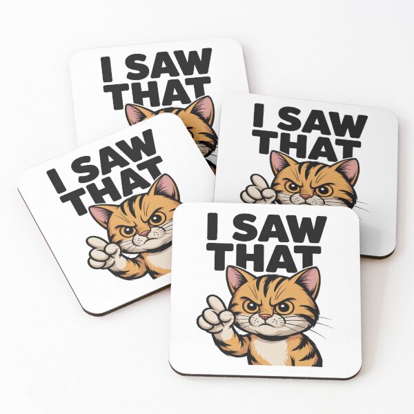 Item preview, funny cat - judgmental cat - sassy cat - cat humor - cat lover - cat mom - cat dad - pointing cat - angry cat - cat warning - sarcastic cat - toe beans - cat attitude - pet humor designed and sold by JansenGS.