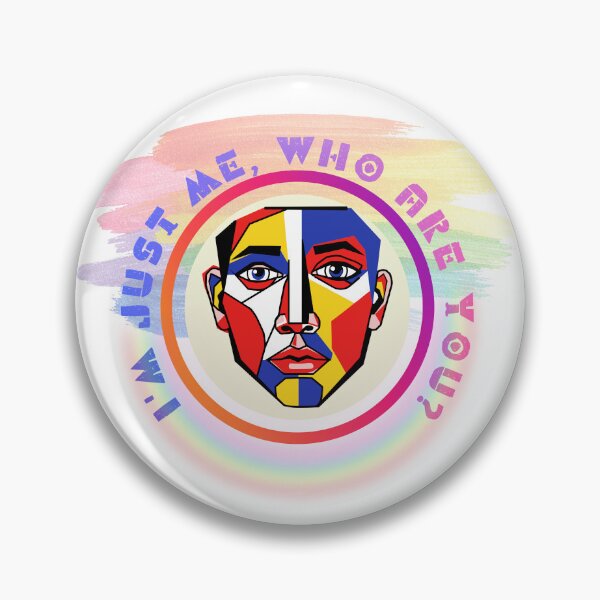 Item preview, I'm Just Me, Who Are You? - Abstract Cubist Portrait designed and sold by ArcheVectors.