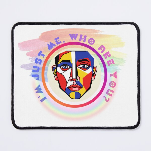 Item preview, I'm Just Me, Who Are You? - Abstract Cubist Portrait designed and sold by ArcheVectors.