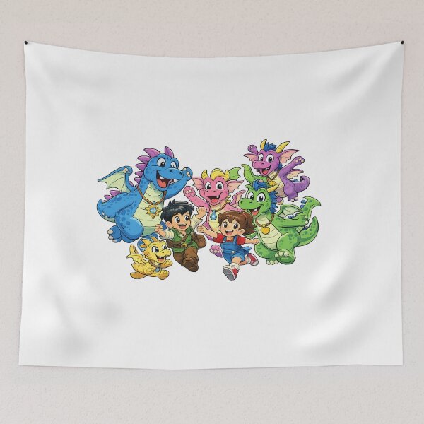 Item preview, Dragon Tales Cartoon Adventure Friends designed and sold by THE JIZU SHOP.