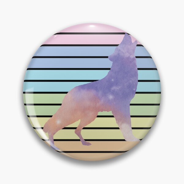 Item preview, Wolf in a rainbow sunset designed and sold by geraldineMS.