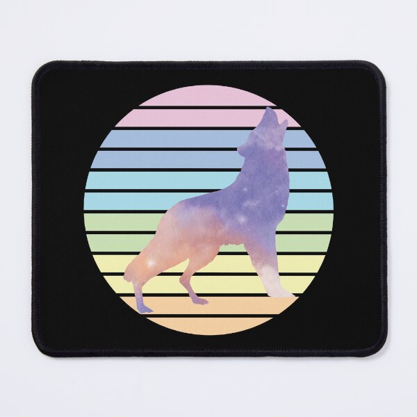 Item preview, Wolf in a rainbow sunset designed and sold by geraldineMS.