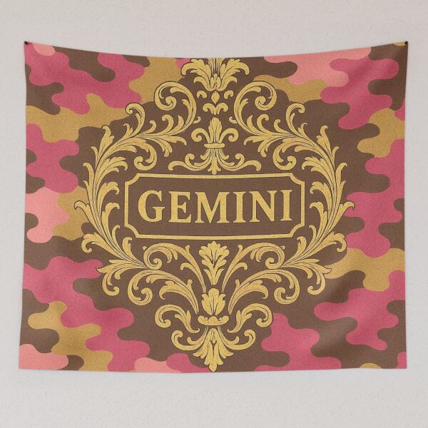 Item preview, Gemini & Camo - Pink & Brown designed and sold by DesignsByPrnces.