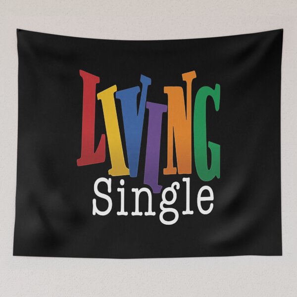 Item preview, Living Single Retro 90s Sitcom Aesthetic | Vintage Black Culture TV Show Typography Design designed and sold by Trendymindvibes.