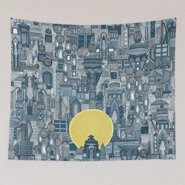 Item preview, space city sun blue designed and sold by scrummy.