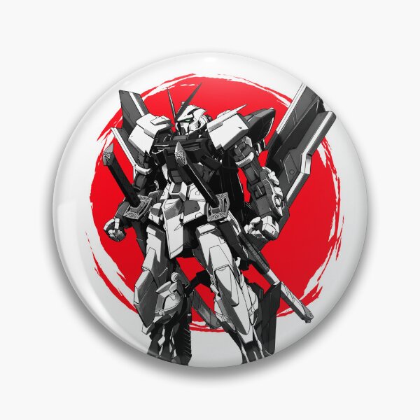 Item preview, astray gundam red frame vector ink gundam seed illustration black white designed and sold by sabartgunpla.