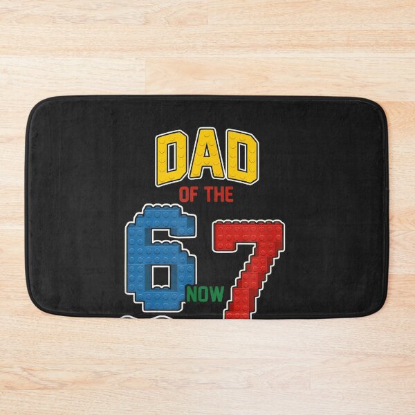 Item preview, Dad 67 Meme Birthday 7 Years Old Building Blocks Bricks designed and sold by CriseldaBruning.