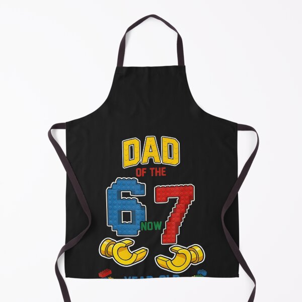 Item preview, Dad 67 Meme Birthday 7 Years Old Building Blocks Bricks designed and sold by CriseldaBruning.