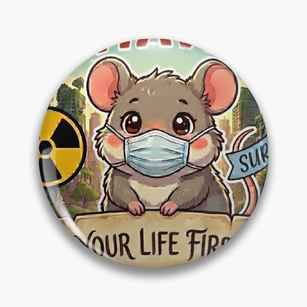 Item preview, Cute Hantavirus Survivor Mouse Mask 2026 designed and sold by Red66circle.