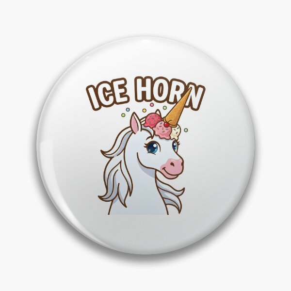 Item preview, Ice Horn Unicorn Ice Cream Cone – Cute Kawaii Design for Ice Cream Lovers designed and sold by Fuechse.