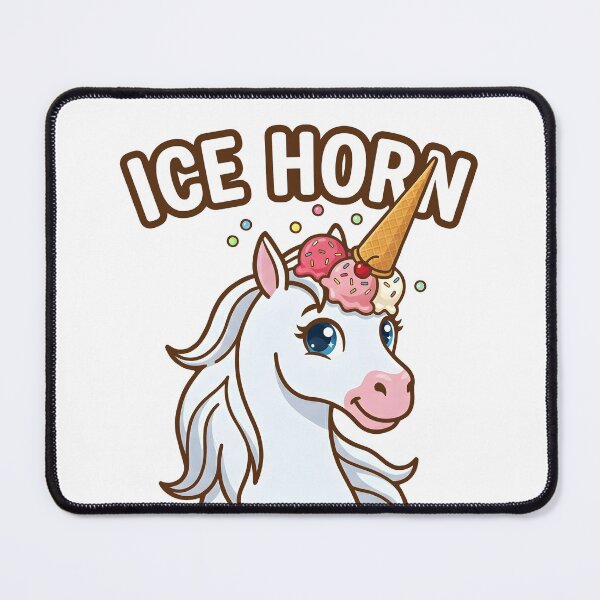 Item preview, Ice Horn Unicorn Ice Cream Cone – Cute Kawaii Design for Ice Cream Lovers designed and sold by Fuechse.