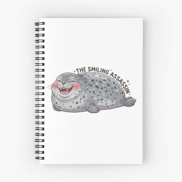 Item preview, The Smiling Assassin Cute Leopard Seal Meme designed and sold by Petzzz.