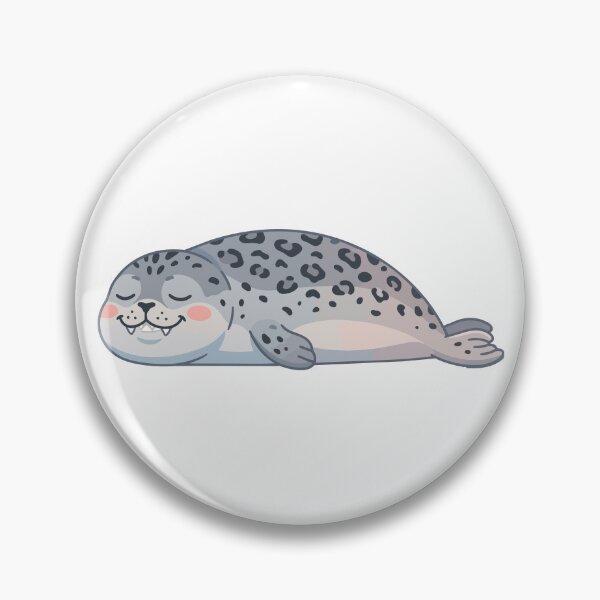 Item preview, Danger Sausage Cute Lazy Leopard Seal designed and sold by Petzzz.