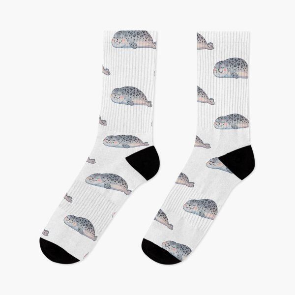 Item preview, Danger Sausage Cute Lazy Leopard Seal designed and sold by Petzzz.