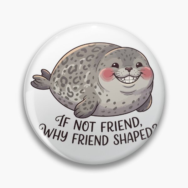 Item preview, Friend Shaped Funny Leopard Seal Murder Sausage designed and sold by Petzzz.
