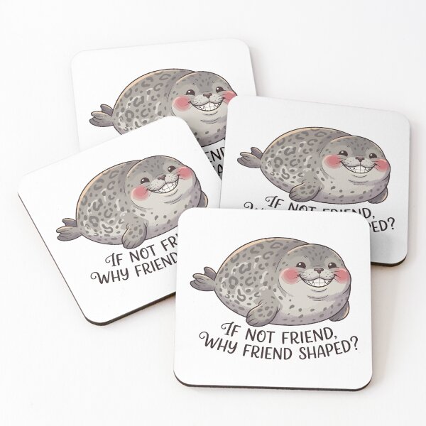 Item preview, Friend Shaped Funny Leopard Seal Murder Sausage designed and sold by Petzzz.