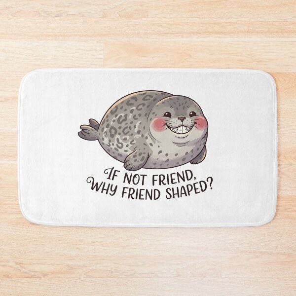 Item preview, Friend Shaped Funny Leopard Seal Murder Sausage designed and sold by Petzzz.